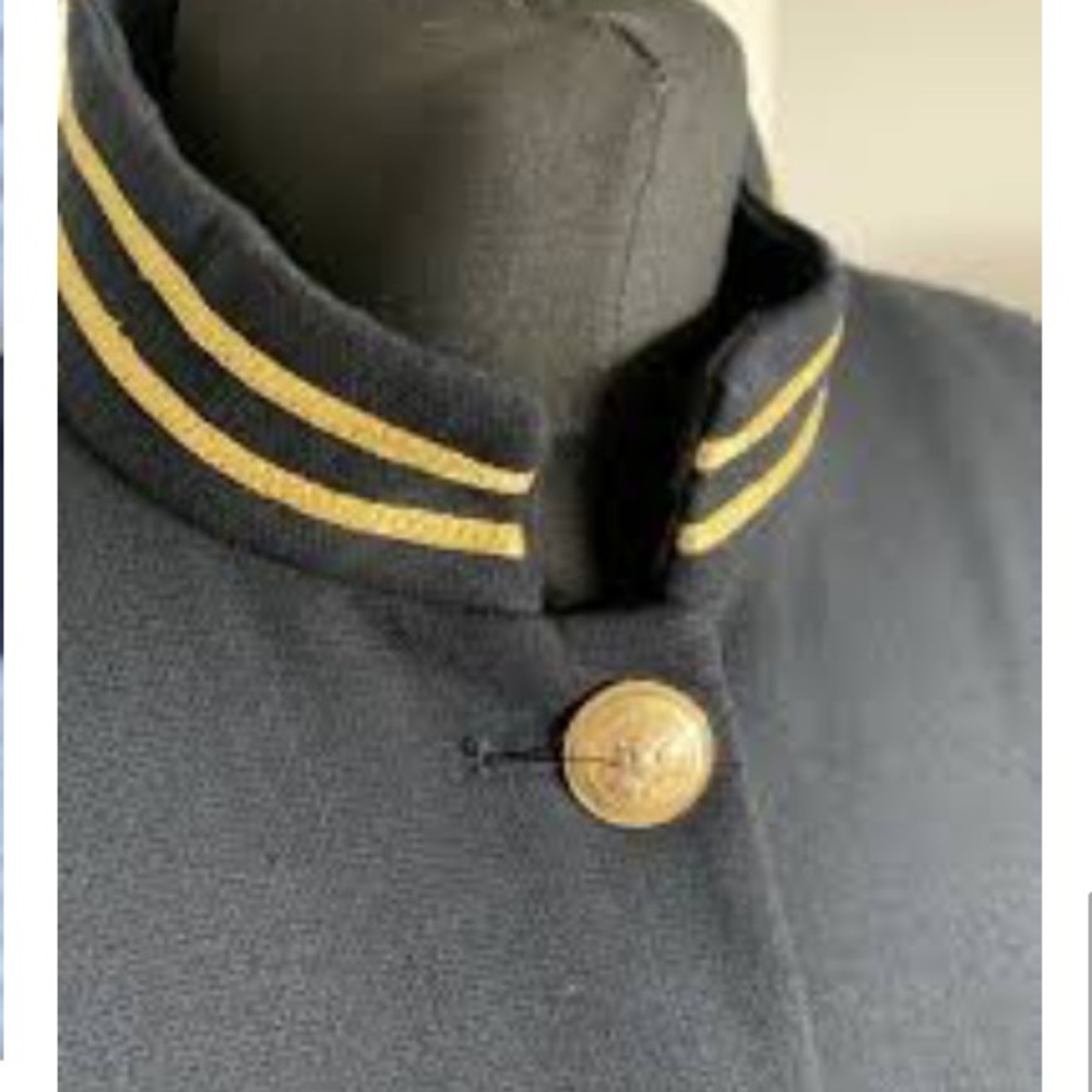 Zara Military Navy Jacket - Picture 8 of 9